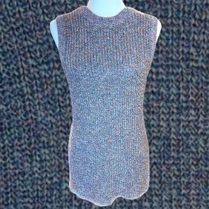 Ella Moss Thick Knit Sleeveless Blouse S
